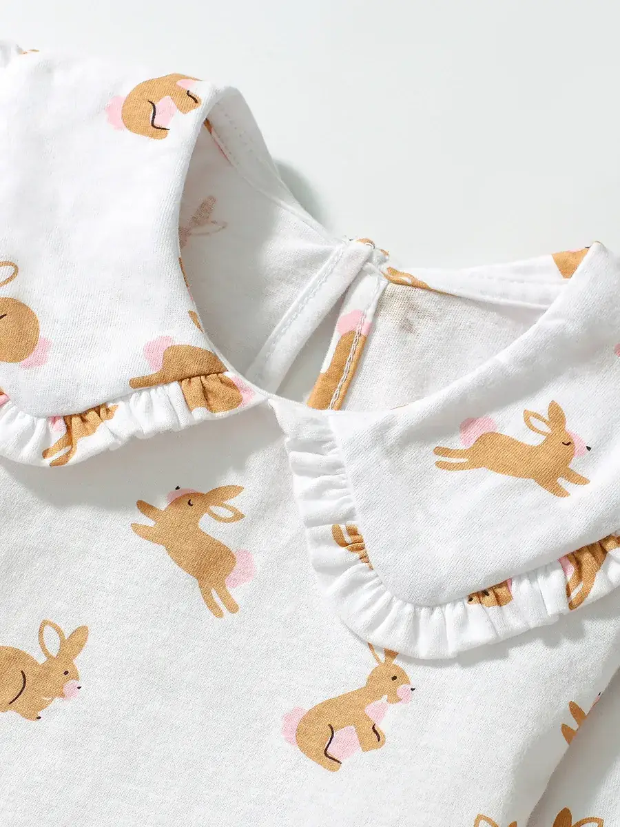 Little maven European and American New Girls suit Children's Autumn Printed Children's Wear Cute Long Sleeve Children's suit