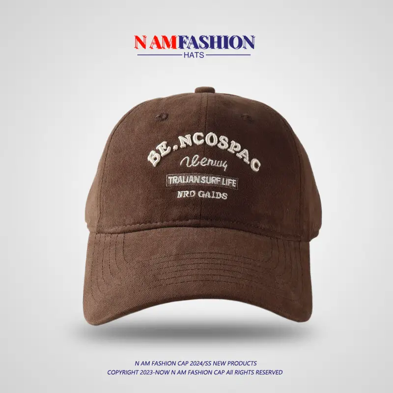 Korean Letter Embroidered Black Baseball Cap Women — feature 10