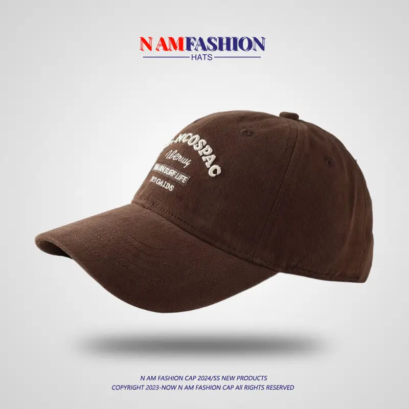 Korean Letter Embroidered Black Baseball Cap Women — feature 11