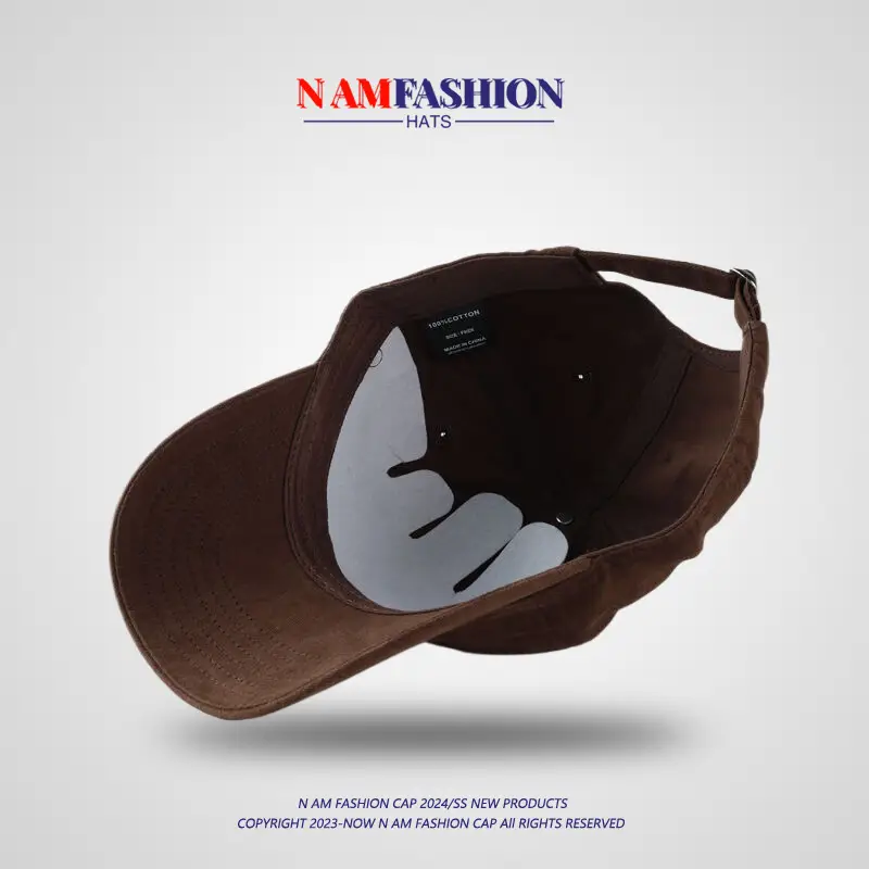 Korean Letter Embroidered Black Baseball Cap Women — feature 13