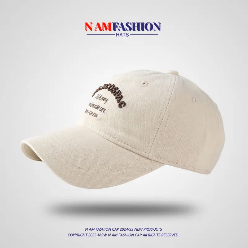 Korean Letter Embroidered Black Baseball Cap Women — feature 9
