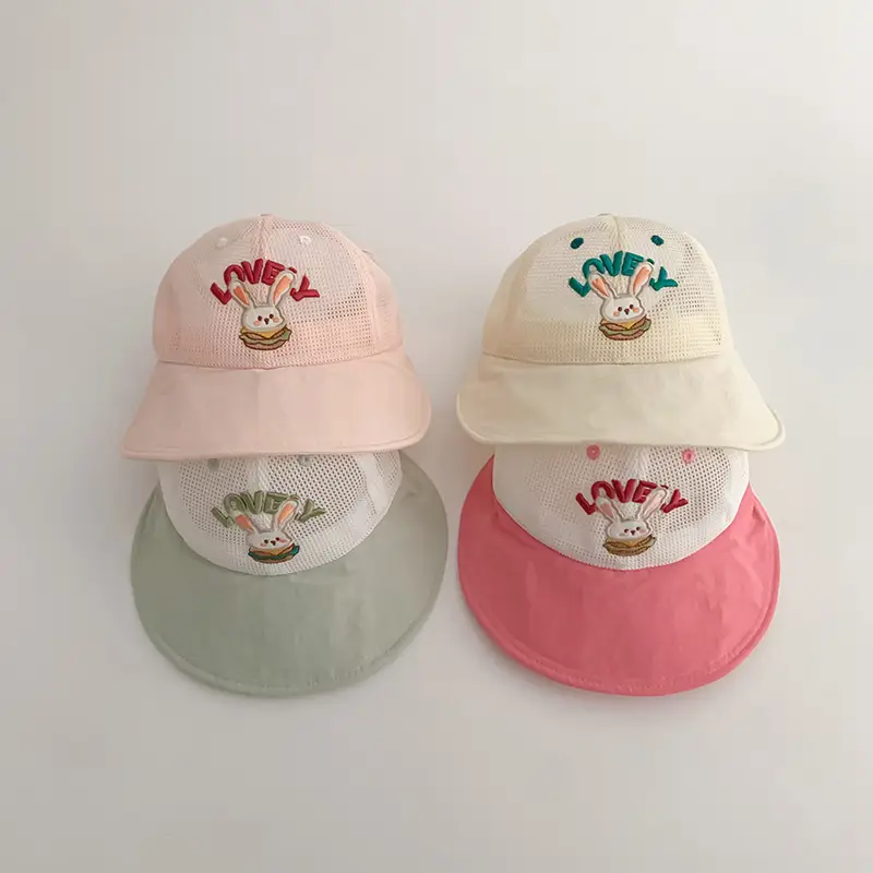 Yipan Korean Style Baby Sunscreen Cap with Duck Tongue Design - Image 6