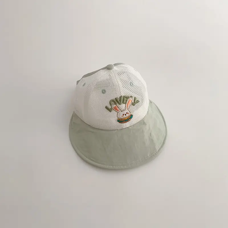 Yipan Korean Style Baby Sunscreen Cap with Duck Tongue Design - Image 4