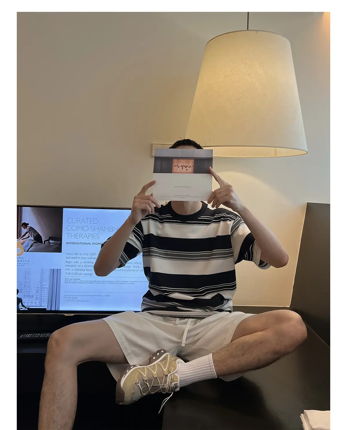 Men Striped T-Shirt Black White Casual Summer — feature 7