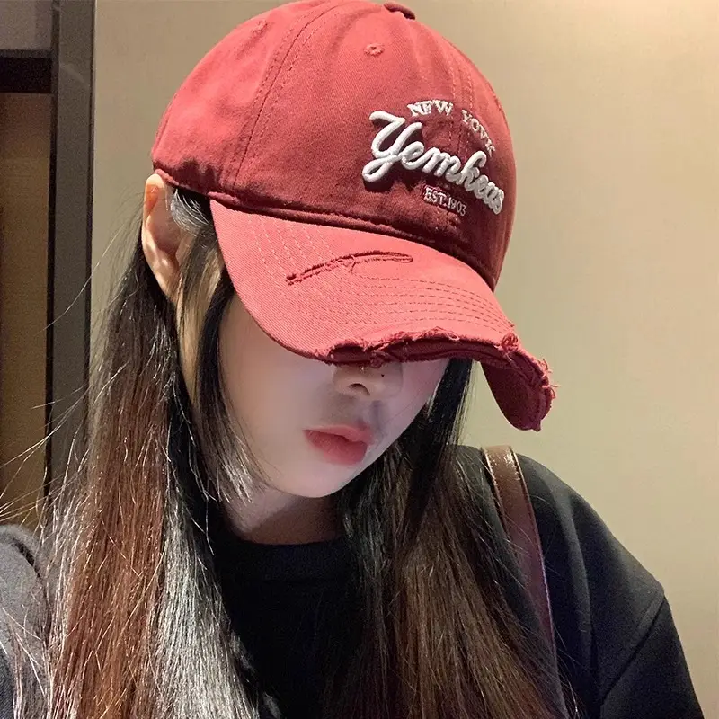 Women Red Baseball Cap with "American Style" Logo - Image 9