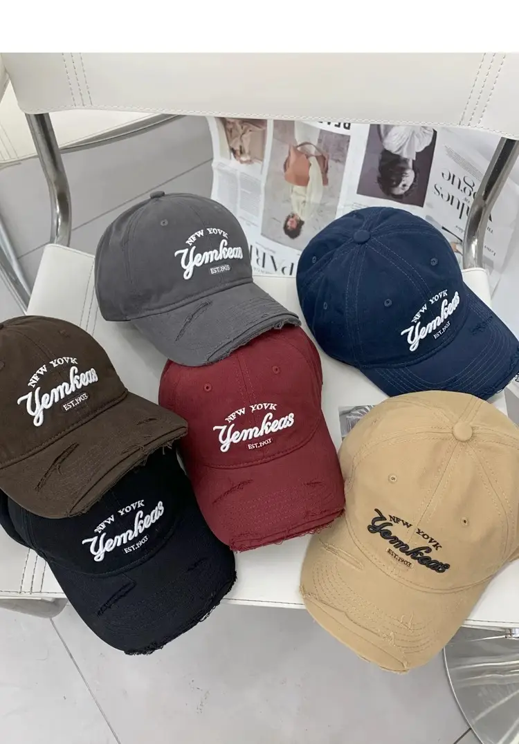 Women Red Baseball Cap with "American Style" Logo — feature 10