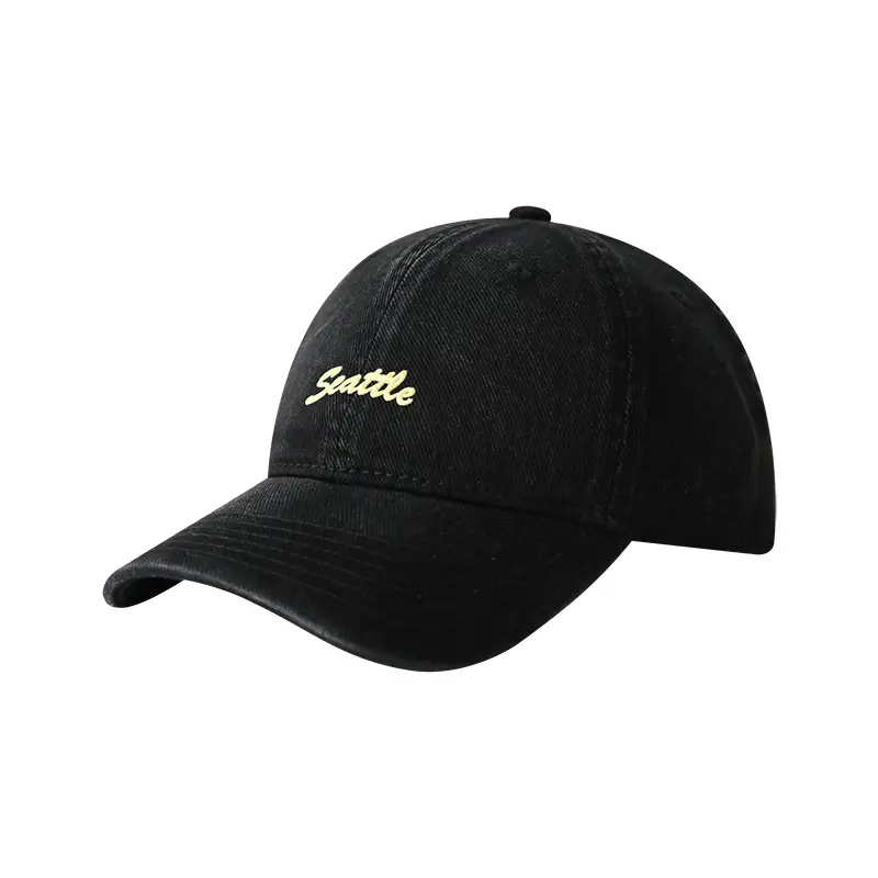 Red Seattle Embroidered Baseball Cap for Men Women - Image 7