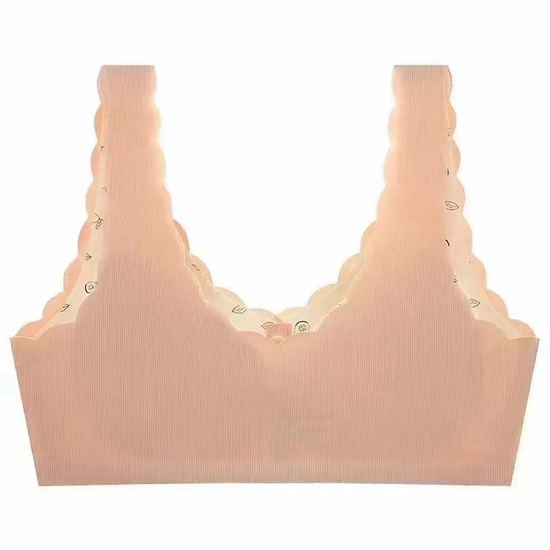 Front buckle no steel ring bra underwear seamless vest thread ice silk mei Fang 518 [a generation of hair]] - Image 10