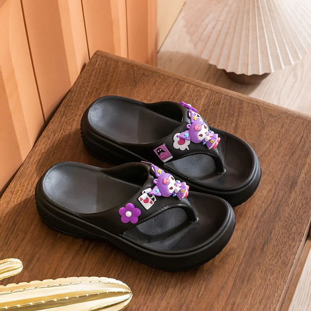 New summer women's sandals casual fashion high heels Joker beach sandals flip flops sandals wholesale - Image 8