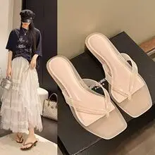 New summer women's sandals casual fashion high heels Joker beach sandals flip flops sandals wholesale — feature 1