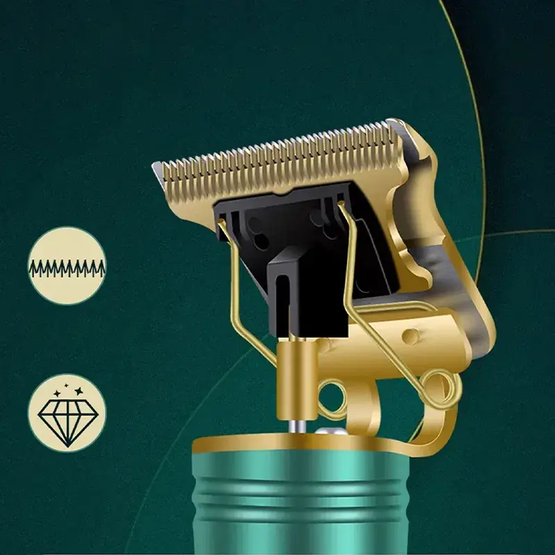 Professional Electric Hair Clipper with Notch & Special Carving Tool