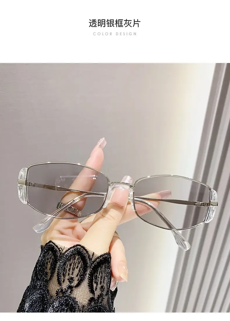 Women's Cat's Eye Sunglasses Black Round Face Slimming — feature 16