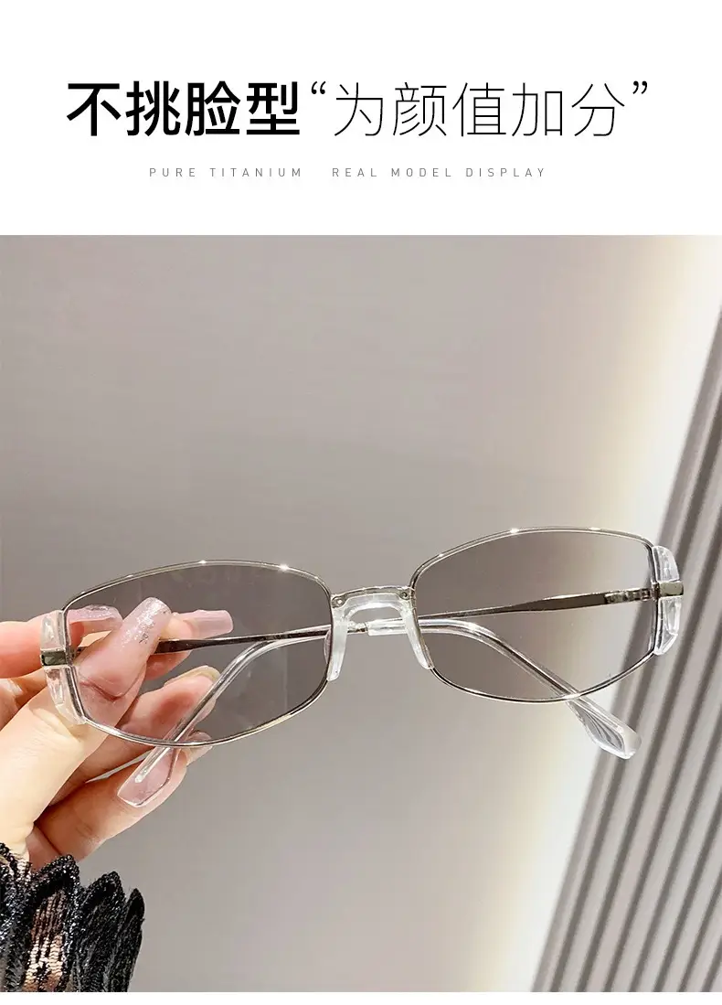 Women's Cat's Eye Sunglasses Black Round Face Slimming — feature 8
