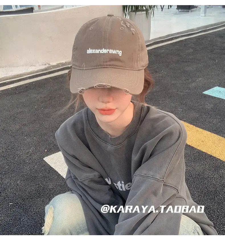 New Autumn Letter Baseball Cap Women's Korean Casual Student Trendy Couple Cap — feature 12