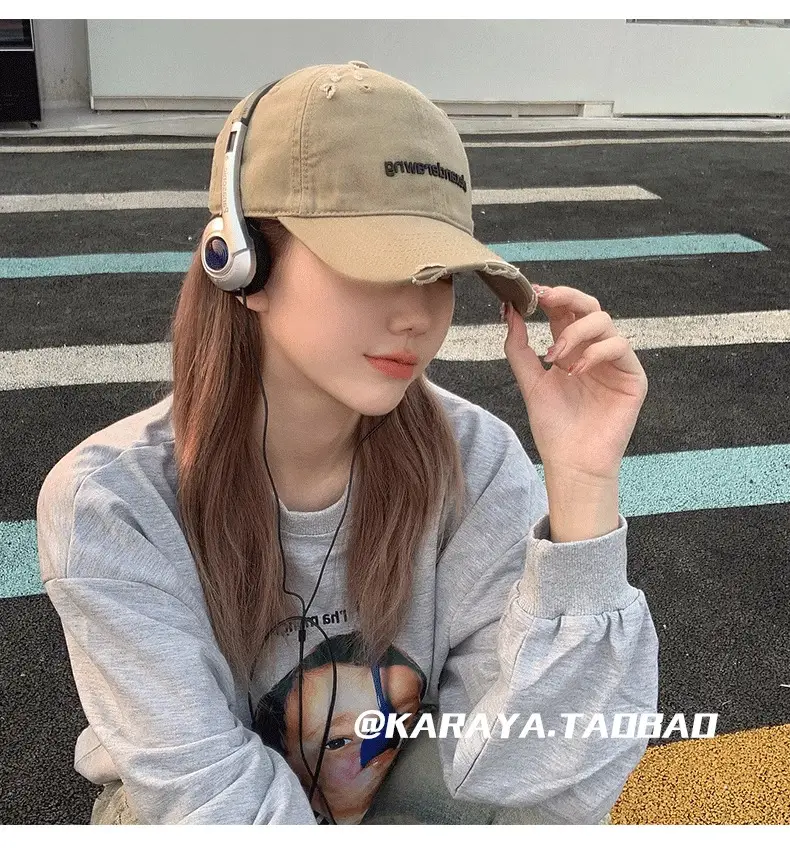 New Autumn Letter Baseball Cap Women's Korean Casual Student Trendy Couple Cap — feature 14