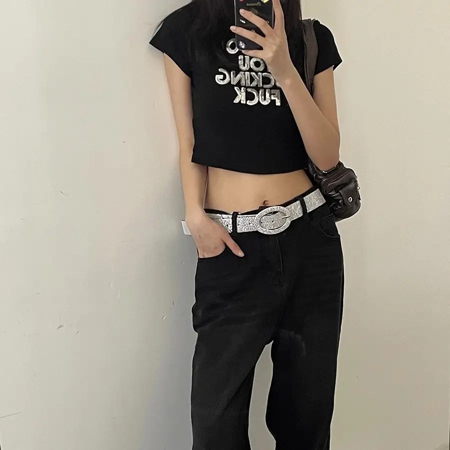 Women's Korean Style Belt with Buckle