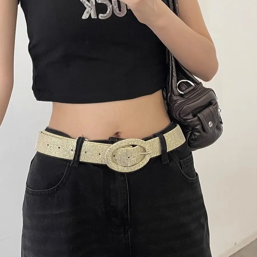 Women's Korean Style Belt with Buckle
