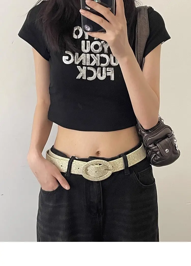 Women's Korean Style Belt with Buckle — feature 12