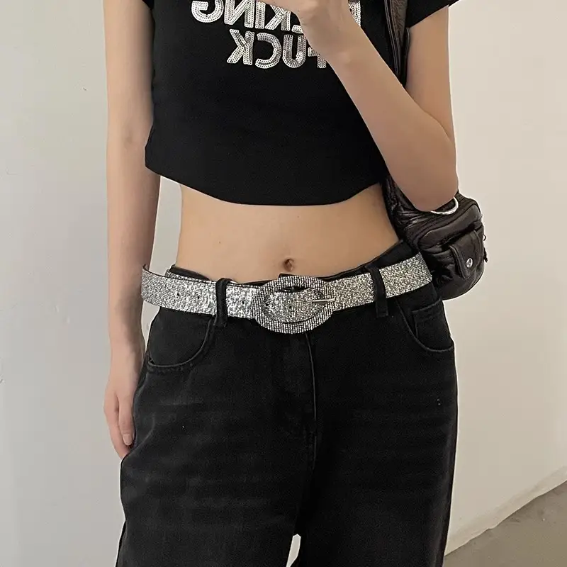 Women's Korean Style Belt with Buckle