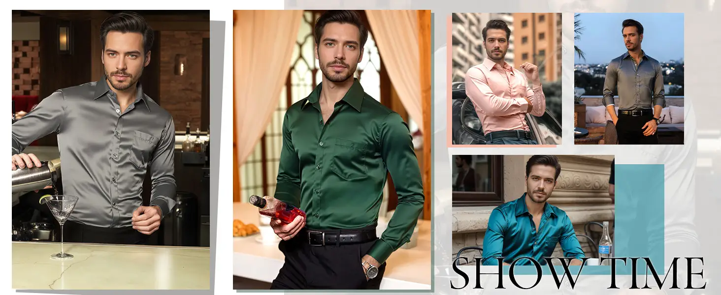 Men's Black Slim Fit Business Shirt 2026 — feature 4