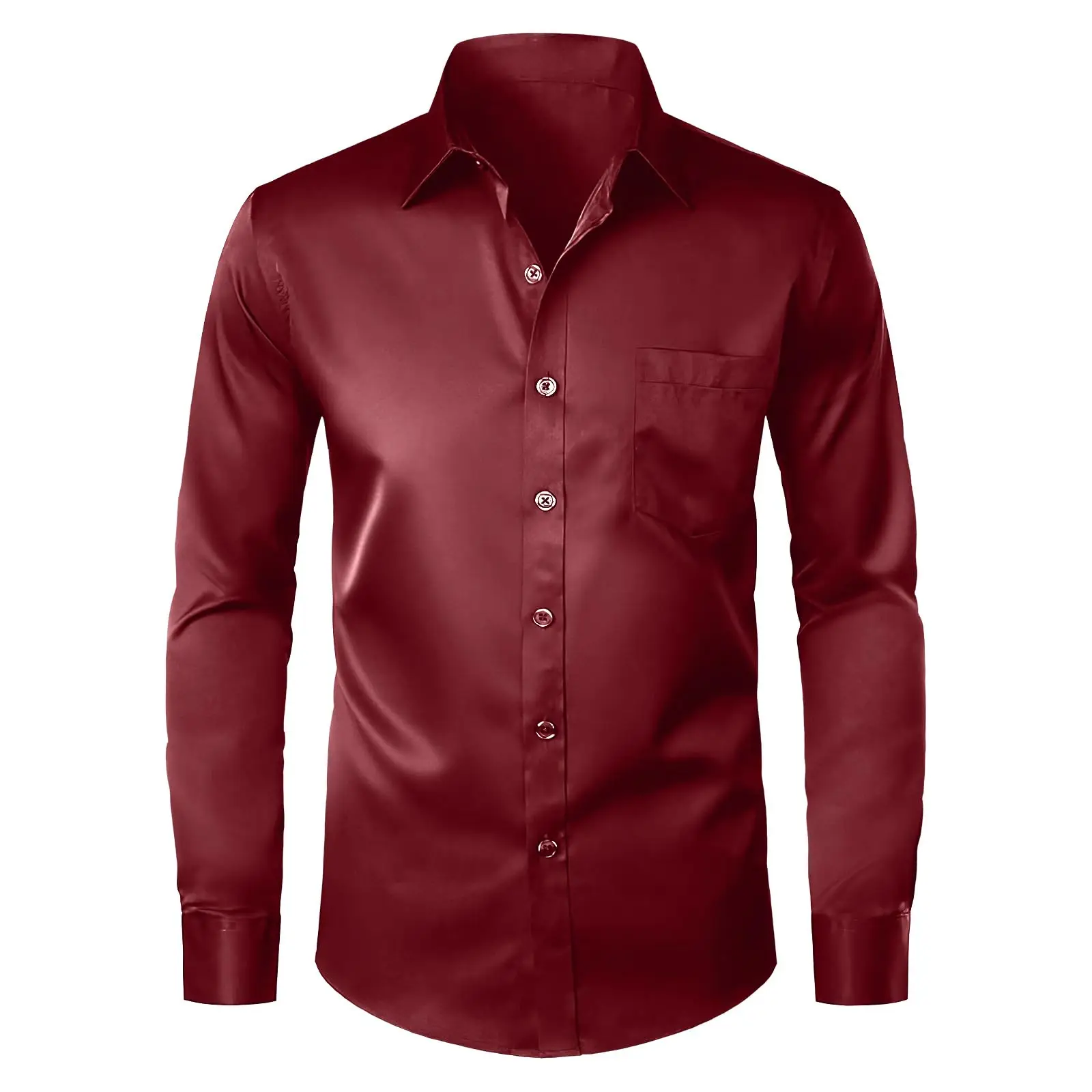 Men's Black Slim Fit Business Shirt 2026 - Image 3