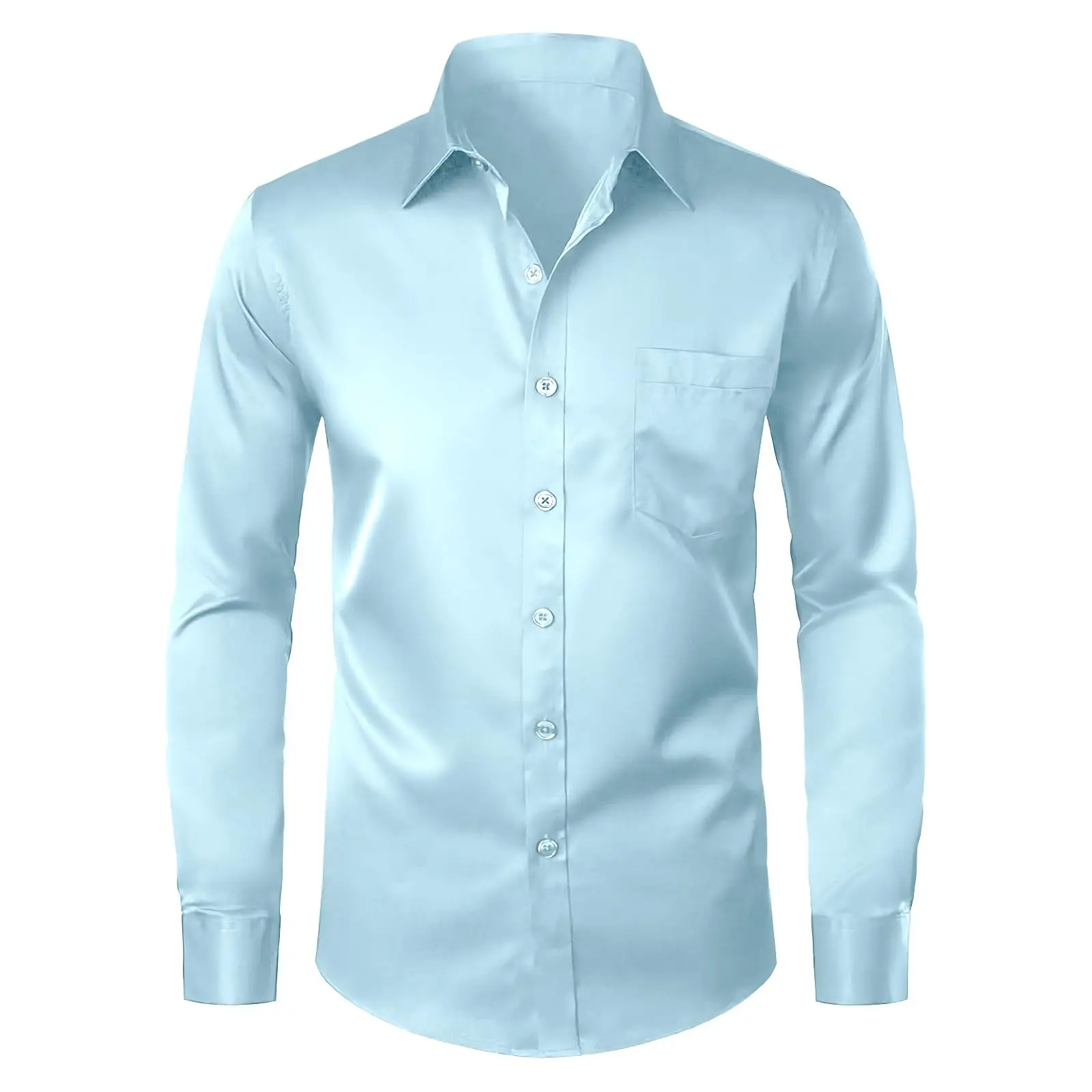 Men's Black Slim Fit Business Shirt 2026 - Image 7