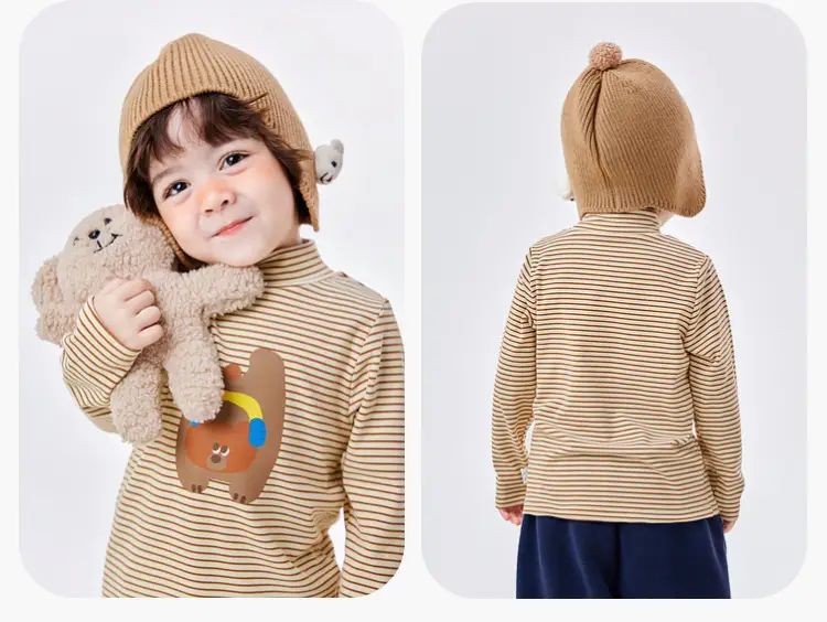 Dudu's Baby Long Sleeve T-Shirt Cream Spring Outfit — feature 24