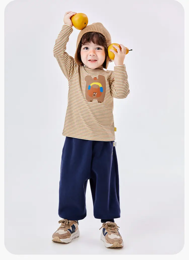 Dudu's Baby Long Sleeve T-Shirt Cream Spring Outfit — feature 25