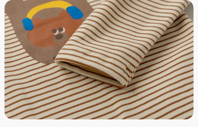 Dudu's Baby Long Sleeve T-Shirt Cream Spring Outfit — feature 28