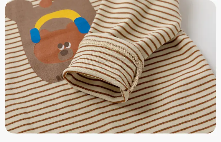 Dudu's Baby Long Sleeve T-Shirt Cream Spring Outfit — feature 29