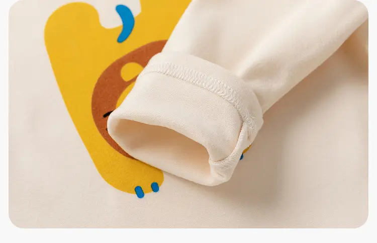 Dudu's Baby Long Sleeve T-Shirt Cream Spring Outfit — feature 34
