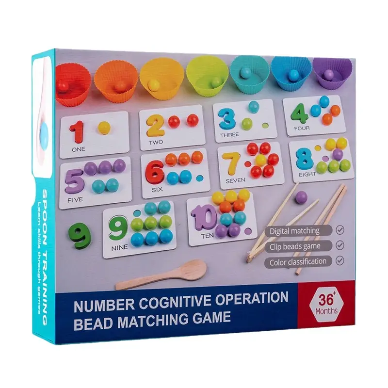 Digital Operation Clip Bead Matching Game for Kids - Image 11