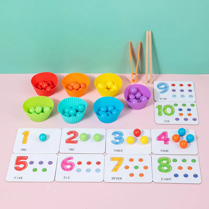 Digital Operation Clip Bead Matching Game for Kids - Image 5