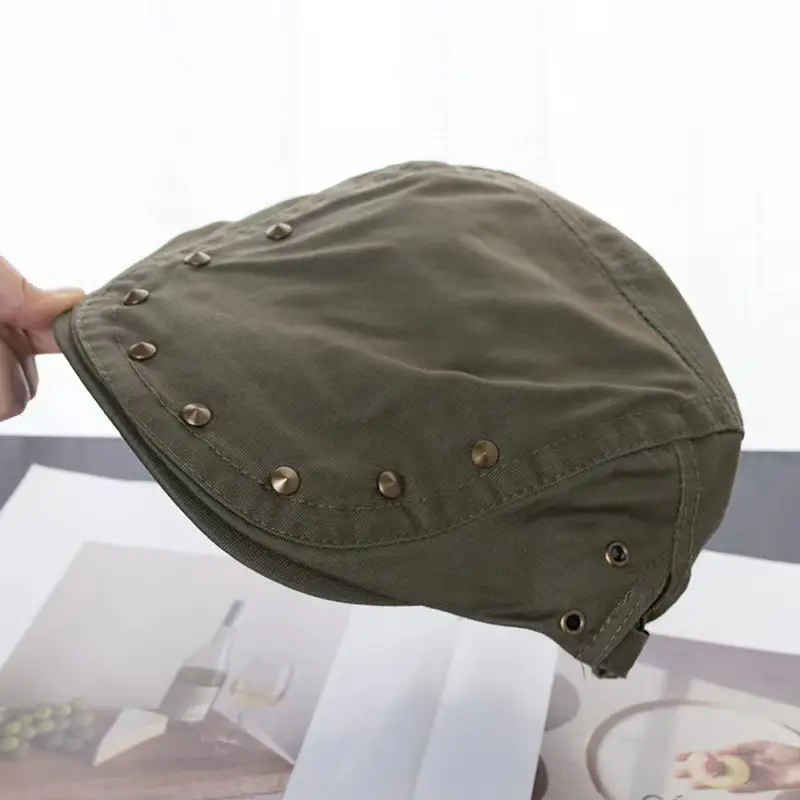 Japanese Style Rivet Cap for Girls Women Retro Y2K - Image 8
