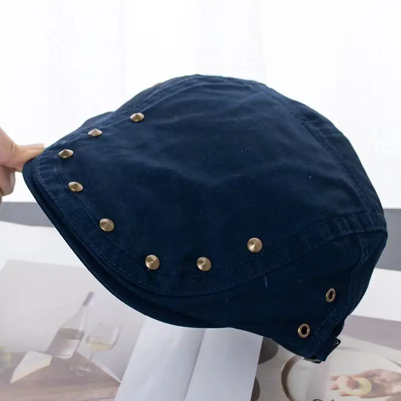 Japanese Style Rivet Cap for Girls Women Retro Y2K — feature 5