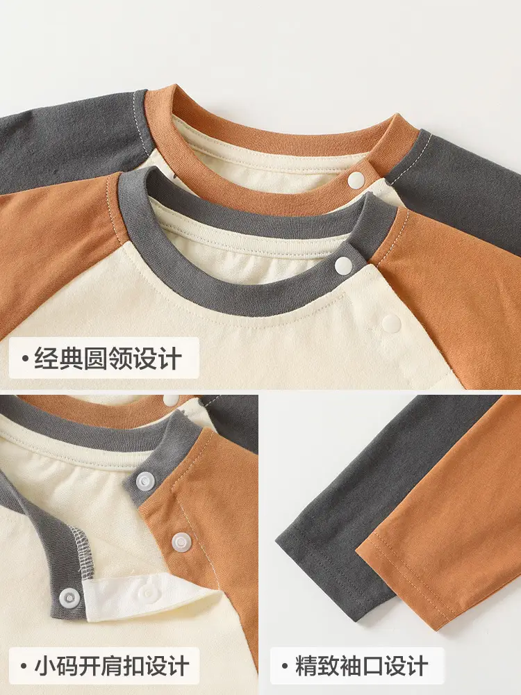 Pure Cotton Long Sleeve Baby Top for Boys Spring Autumn - Image 7
