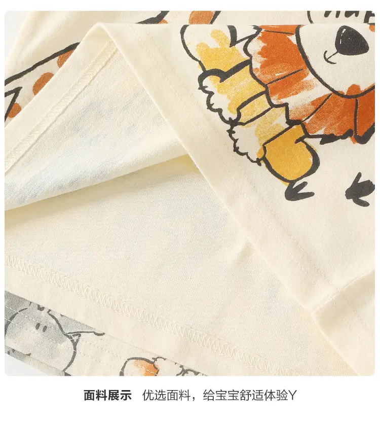 Pure Cotton Long Sleeve Baby Top for Boys Spring Autumn — feature 14