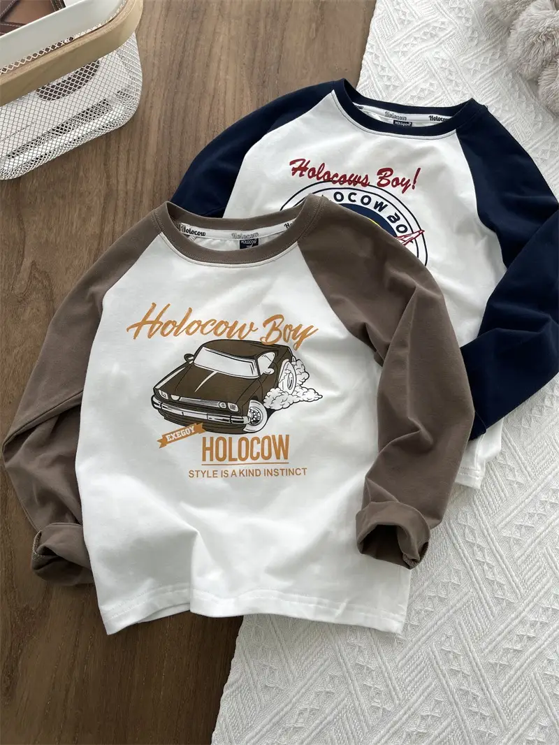 Children's Polo Cops Sweatshirt White Blue Medium Small - Image 7