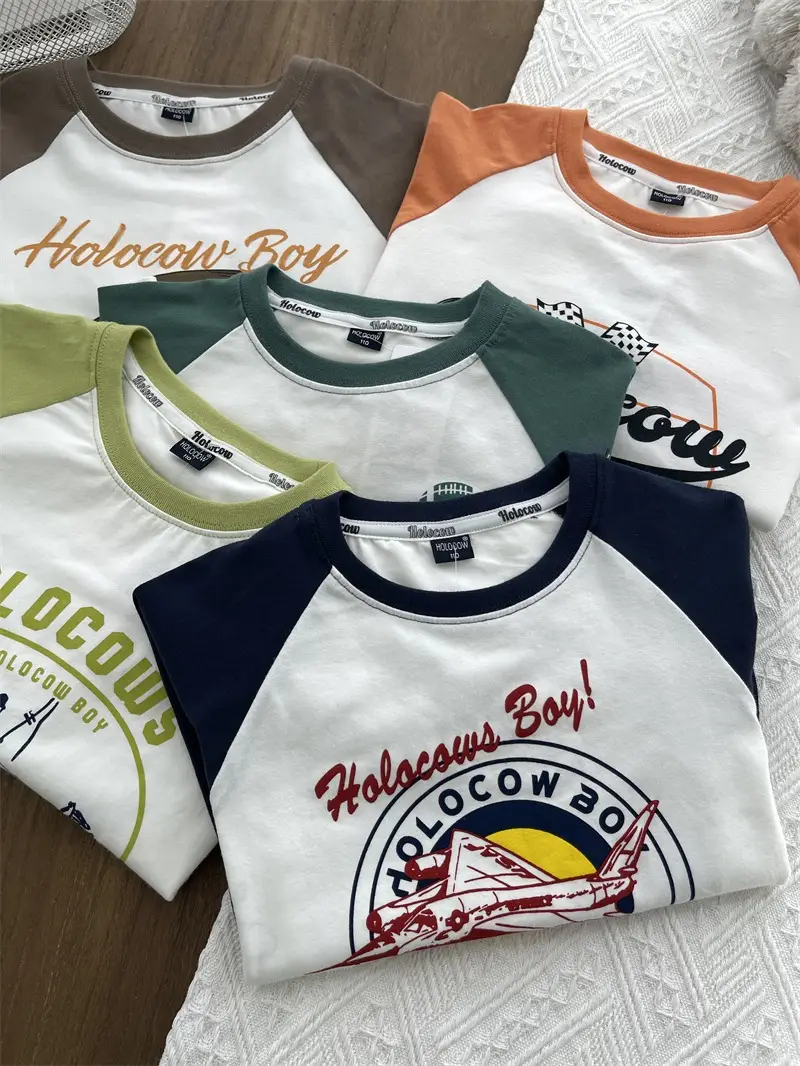 Children's Polo Cops Sweatshirt White Blue Medium Small - Image 8