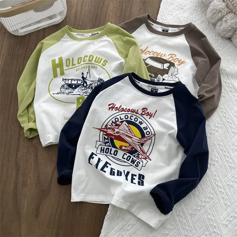 Children's Polo Cops Sweatshirt White Blue Medium Small — feature 2