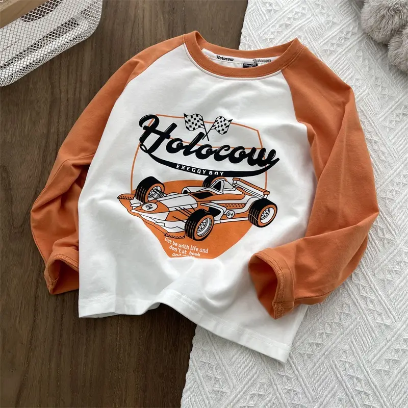 Children's Polo Cops Sweatshirt White Blue Medium Small - Image 2