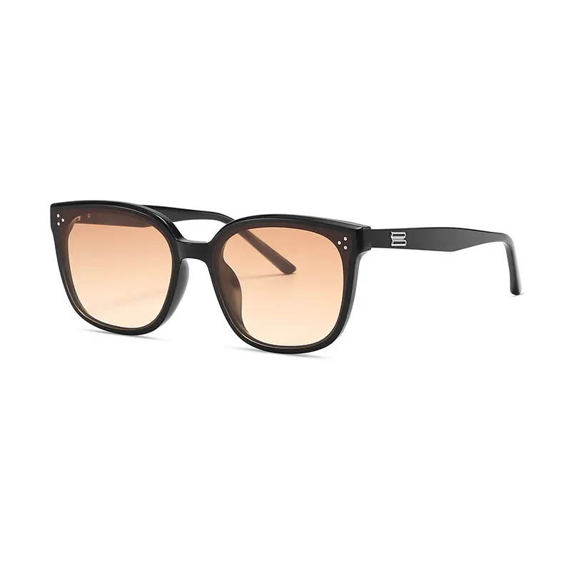 UV-Proof Women Sunglasses Large Frame Black - Image 9