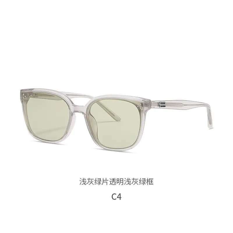 UV-Proof Women Sunglasses Large Frame Black - Image 4