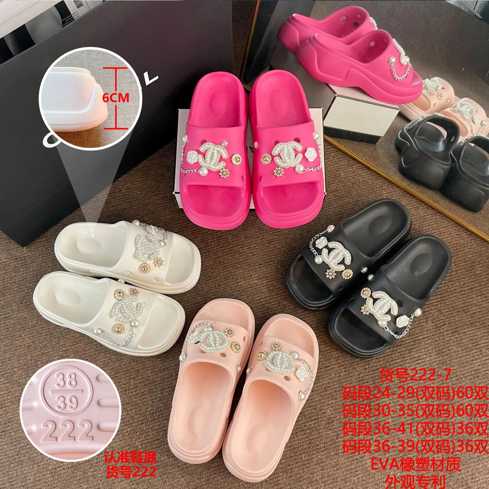 Women's 2024 Summer Joker Casual Slippers Gold Embroidery - Image 35