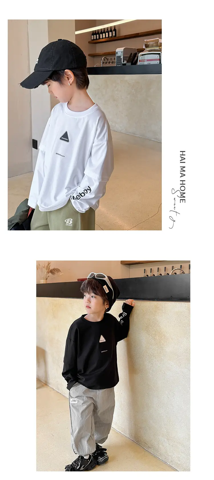 Sorrenta Cotton Long Sleeve T-Shirt White 2026 — feature 9