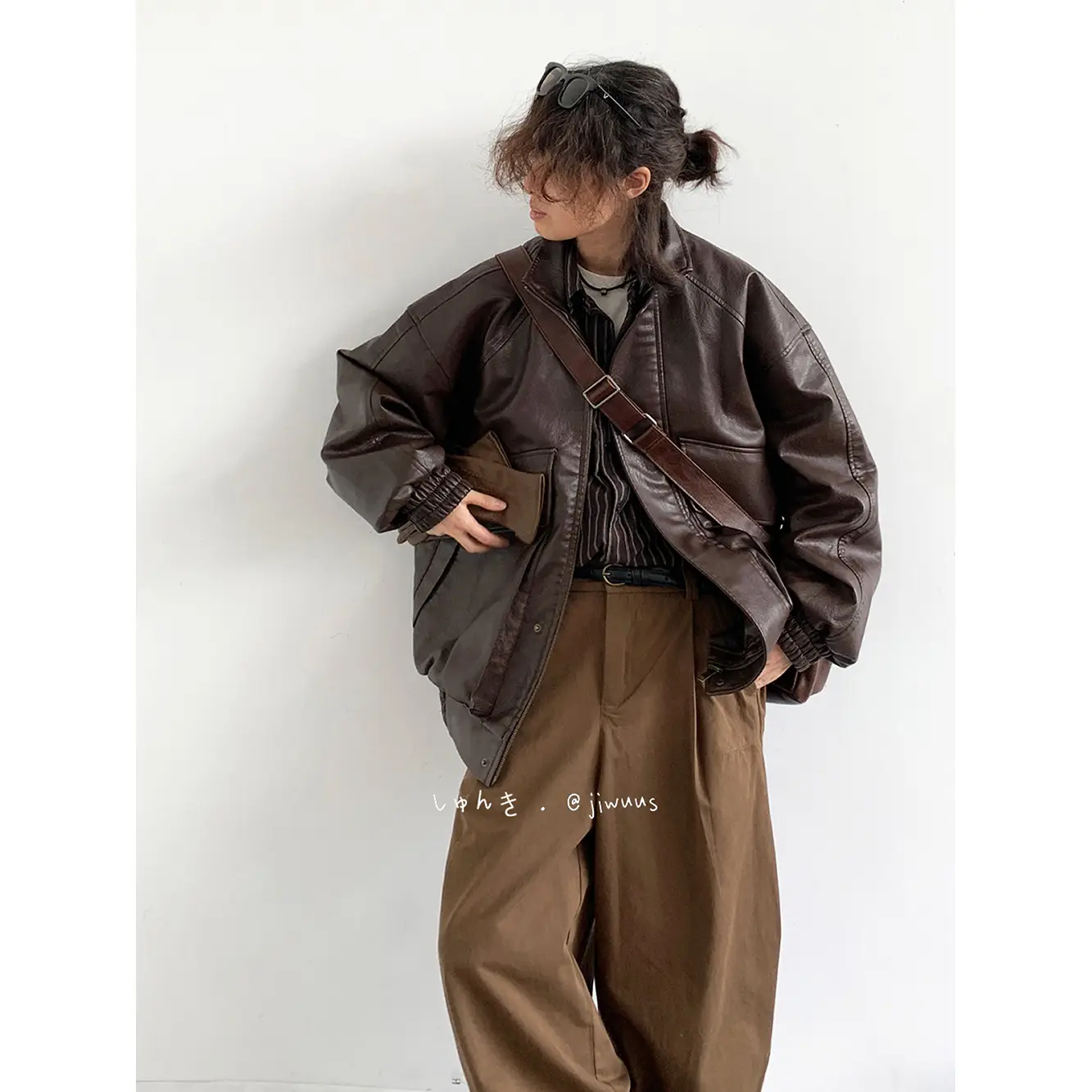 Japanese Style Men's Black Wide Leg Pants — feature 3