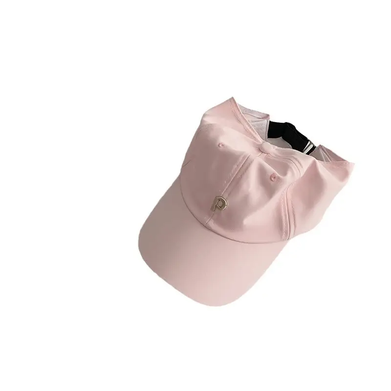 Children's Sunscreen Cap Pink White Cool Baseball Cap - Image 7