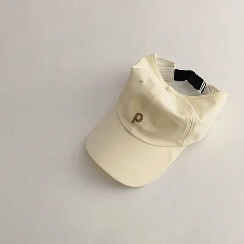Children's Sunscreen Cap Pink White Cool Baseball Cap - Image 2