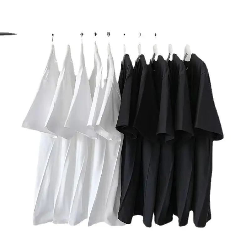 Men's Black Loose T-Shirt Short Sleeve Unisex - Image 9