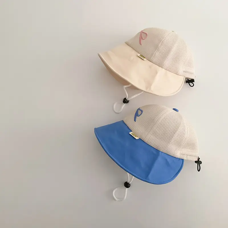 Baby Sunscreen Hat with Mesh Brim and Duck Tongue - Image 7